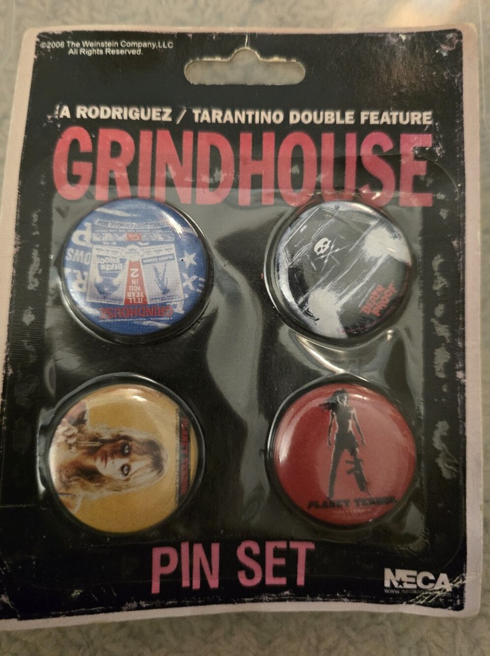 Grindhouse Collectible Pin Set - Tarantino